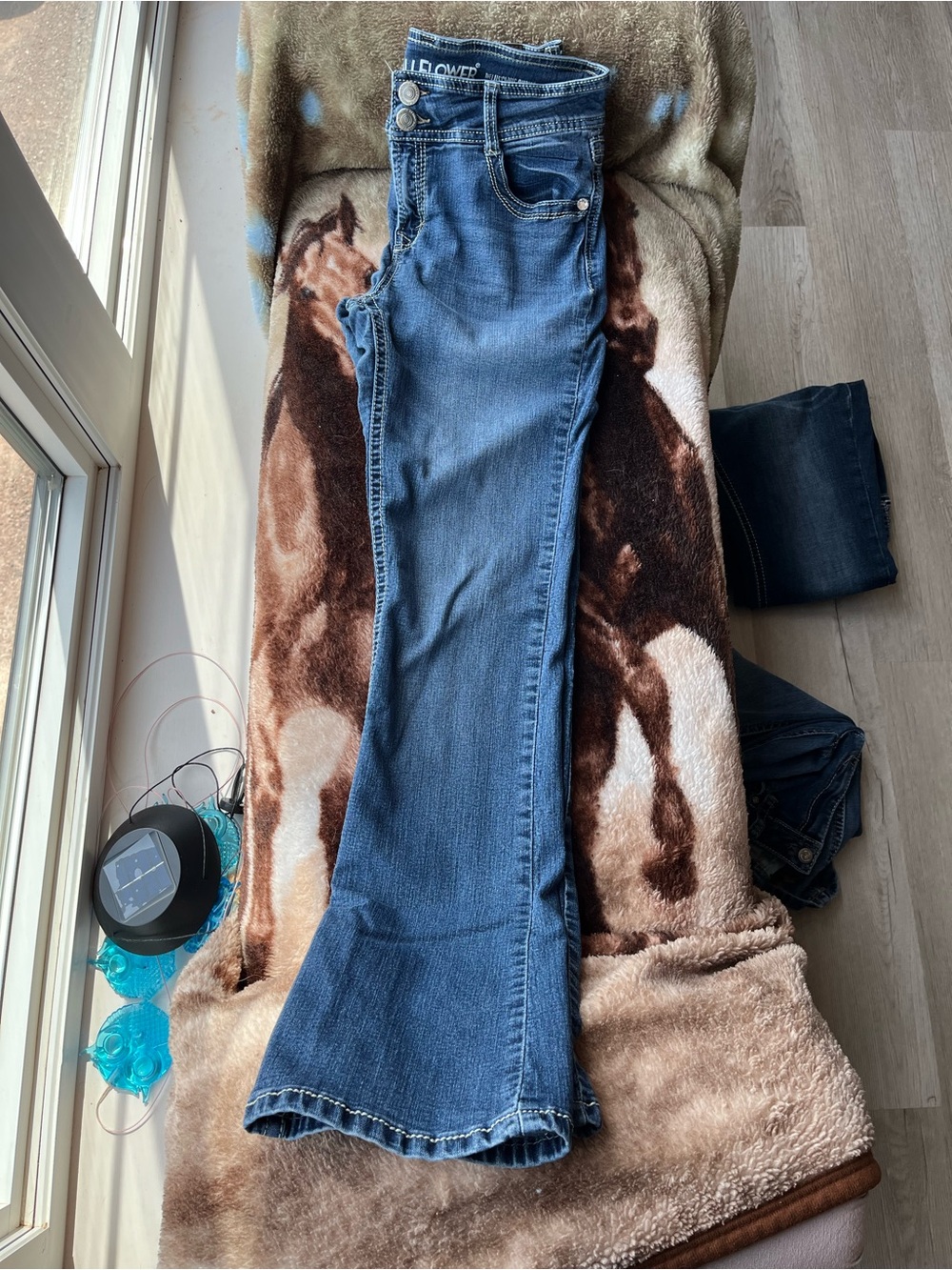 Wallflower Women's Blue Bootcut Jeans